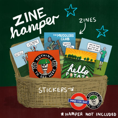 Zine Hamper (#1-#5) with Stickers!